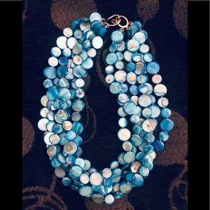 Luxurious Mother of Pearl Charlotte & Ivy Necklace